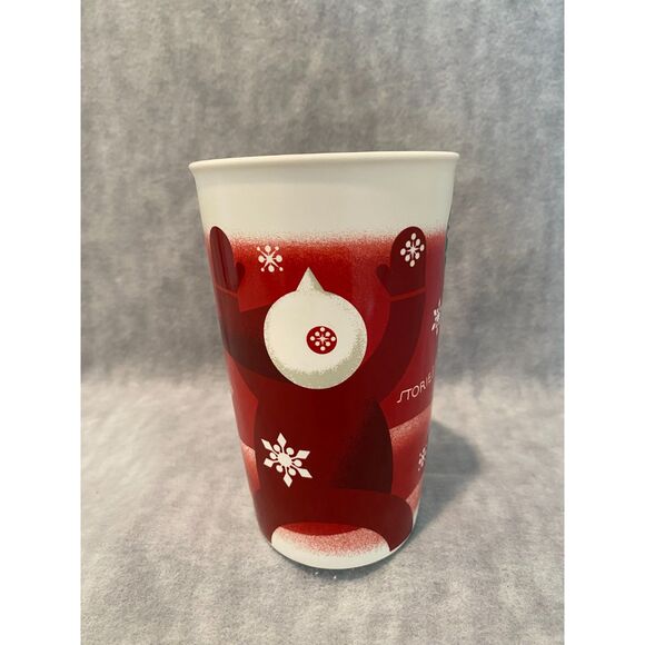 2010 Starbucks Coffee Tall Mug Cup Christmas 5-3/4" Bone China - Picture 3 of 8